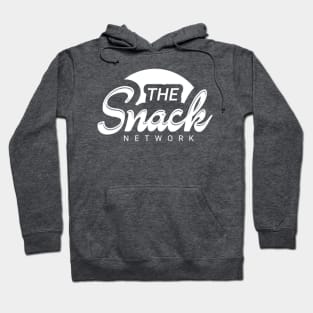 The Snack Network Minimalist White Hoodie